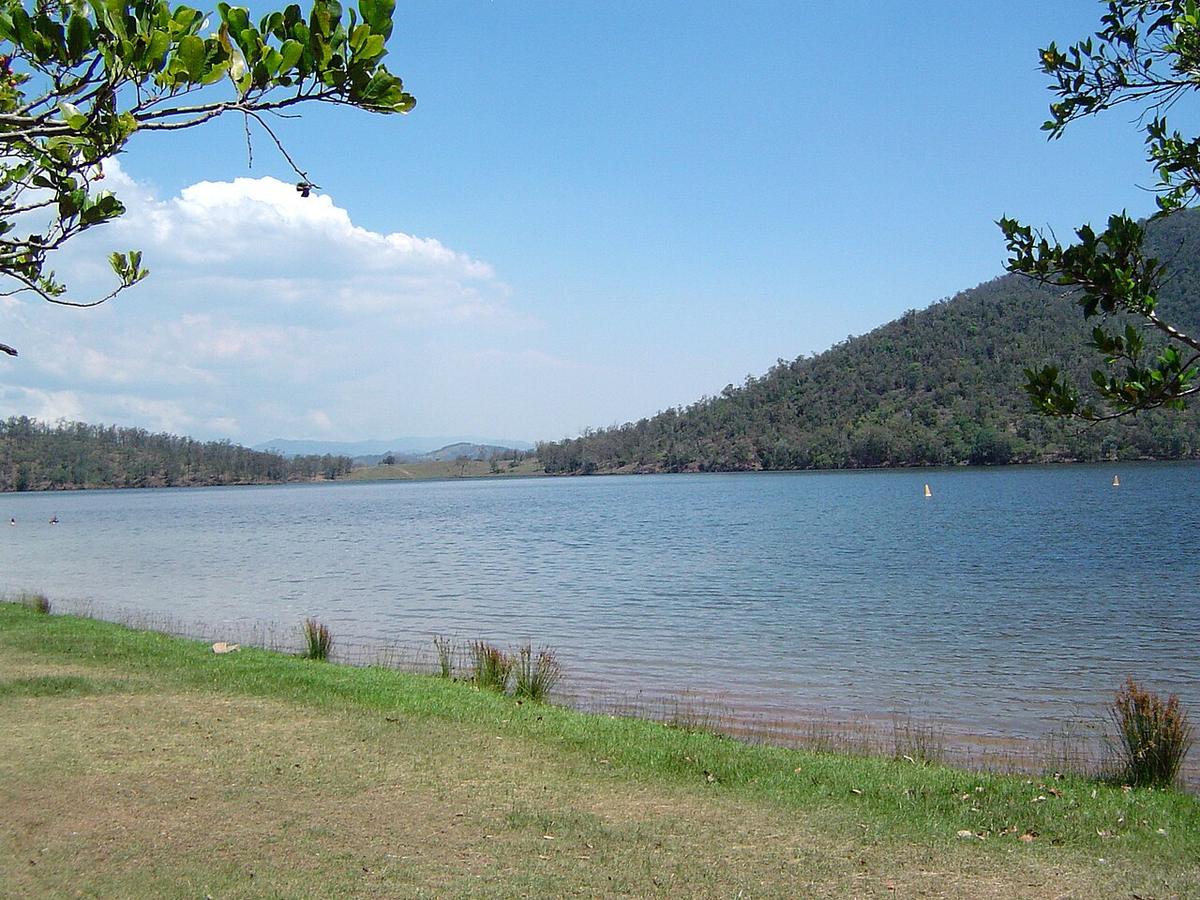 Lake Somerset seen from The Spit picnic area near Somerset Dam, south-east Queensland